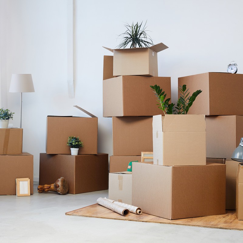 A Bunch of Moving Boxes in Phoenix, AZ.